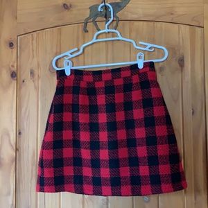 Persun plaid skirt